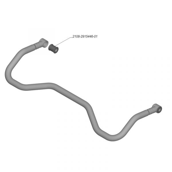 Стабилизатор ГАЗон NEXT (10 т.) задн. с наконечниками (ПАО "ГАЗ" Оригинал) /С40R13-2916014/