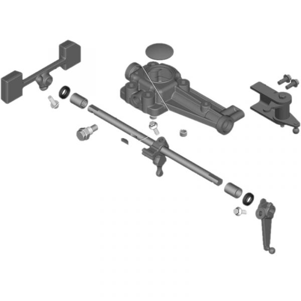 Крышка КПП ГАЗон NEXT (дистанционный привод КПП) н/о (ООО "НИЖЕГОРОДСКИЕ МОТОРЫ"  ГАЗ Оригинал) /С40R13-1702208-01/