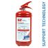 Огнетушитель порошковый с манометром (2 л) (SUPPORT TECHNOLOGY) /ST2202/
