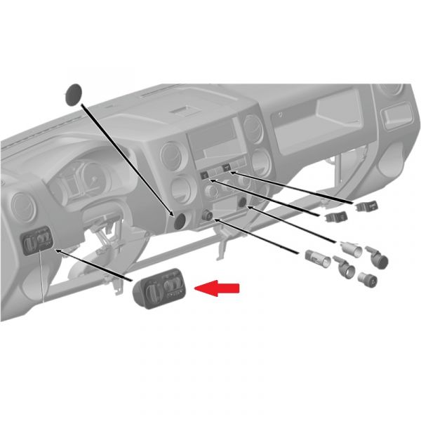 Модуль управления светотехникой ГАЗель NEXT (ПАО "Автоэлектроарматура имени П.П.Мельникова"  ГАЗ Оригинал) /А31R22.3769010/