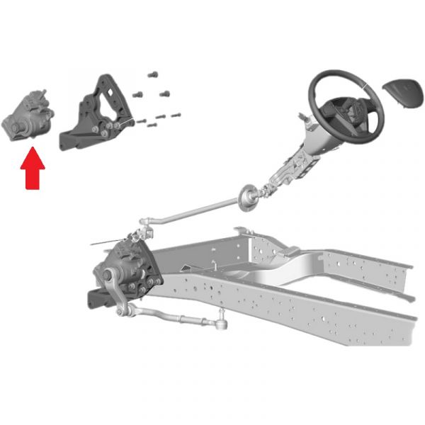 Механизм рулевой ГАЗон NEXT (10 т.) (Hema Exim Ticaret A.S.  ГАЗ Оригинал) /С40R13.3400014-01/