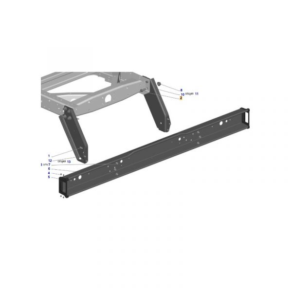 Болт м16х1.5-6дх40 (ПАО "Завод Красная Этна" ГАЗ Оригинал) /4593481-710/