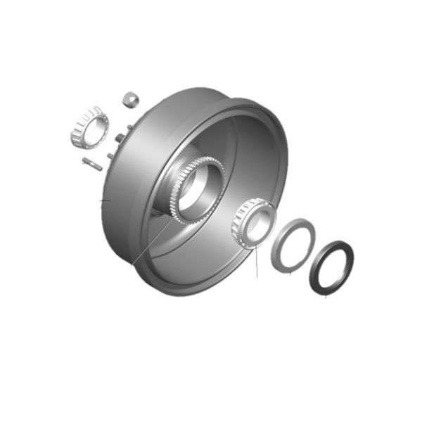 Ступица зад. Соболь в сборе с АБС (ПАО "ГАЗ" Оригинал) /2217-3104006-11/