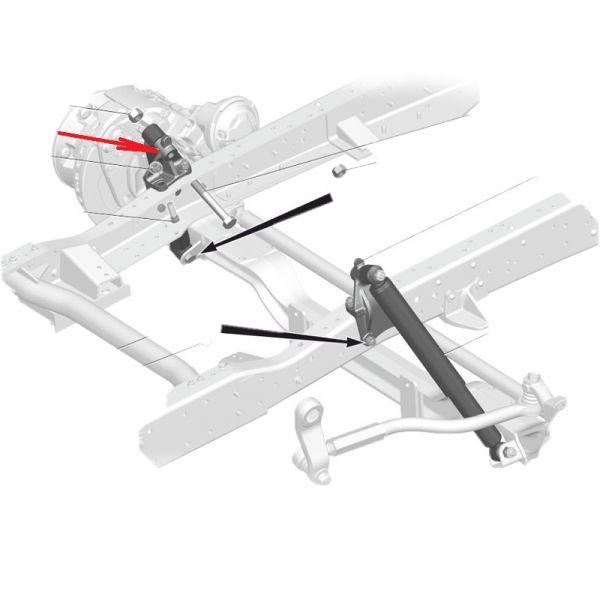 Кронштейн крепл. амортизатора ГАЗон NEXT (10 т.) перед. верх. правый (ПАО "ГАЗ" Оригинал) /С40R13-2905540-10/