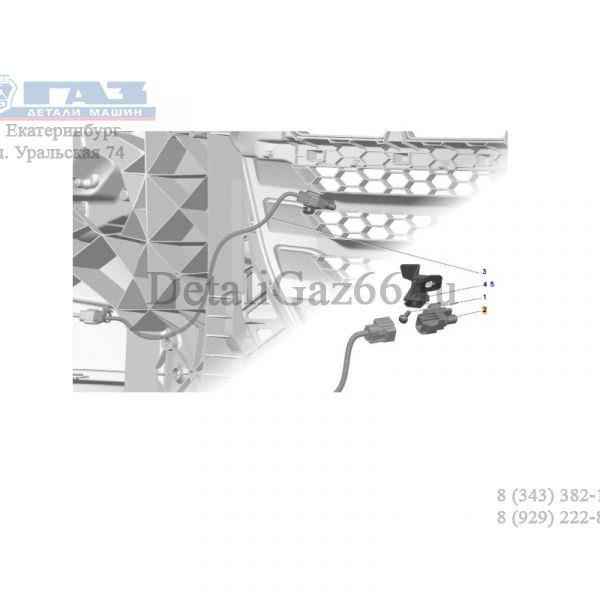 Фильтр возд. ГАЗ-3309, ГАЗон NEXT в сборе (ПАО "ГАЗ" Оригинал) /33098-1109010/