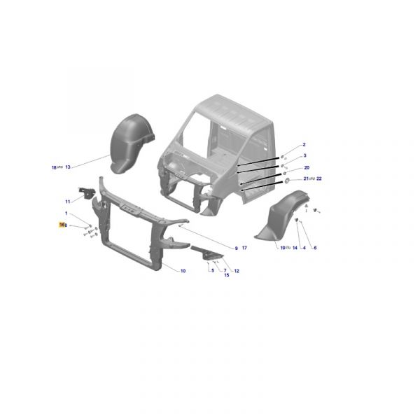 Винт М 8х30-08.8-а3т (ГК Балт-Альянс ГАЗ Оригинал) /290D725-77/