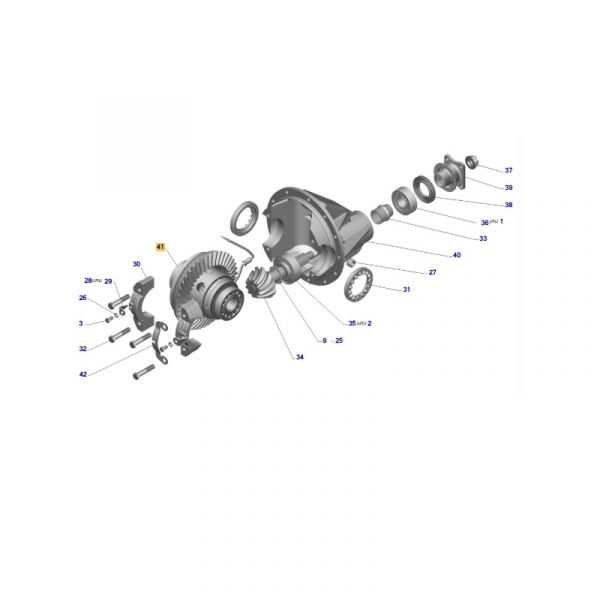Дифференциал зад. моста ГАЗель NEXT (блокируемый) (ф. «Спринтер» ГАЗ Оригинал) /ДБЭМ3302-2403010/