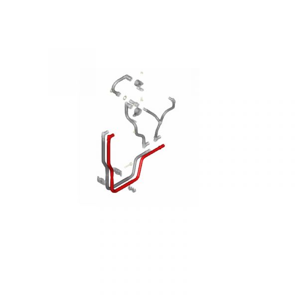 Трубка топливная подводящая от фильтра к ТНВД ЯМЗ-53445 (ПАО "Автодизель" (ЯМЗ)) /53465.1104426-01/