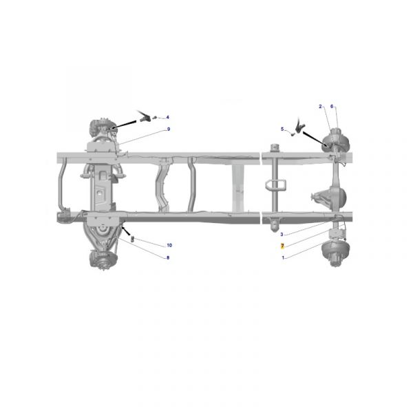 Датчик АБС ГАЗель, Соболь задний левый (SORL ГАЗ Оригинал) /A65R32.3862119/