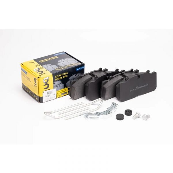 Колодки торм. ГАЗон NEXT (перед./зад.) (к-т 4 шт) с пружим. (в упак. G-Part) /GP.11510002/