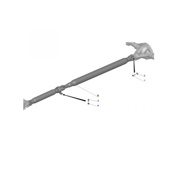 Вал карданный ГАЗель NEXT дв. Cummins ISF 2.8L (4,6 т., ЦМФ база 4 135 мм) (ООО "ПРЕМИУМ КАРДАН"  ГАЗ Оригинал) /С45R02.2200010/