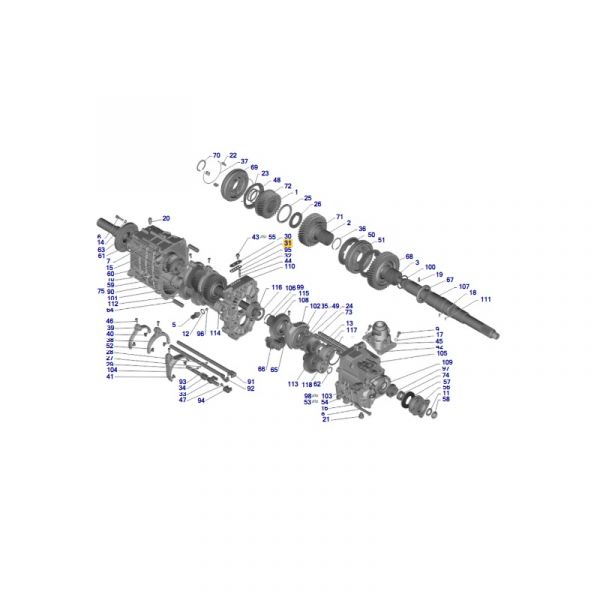 Прокладка пластины фиксаторов штоков КПП-5 ГАЗель, Волга (ООО"ВАТИ-АВТО"  ГАЗ Оригинал) /31029-1702085/