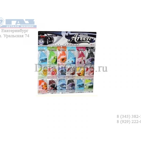 Ароматизатор на панель Areon Mon Микс смайл дисплей /704041/