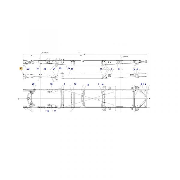 Кронштейн рессоры передней ГАЗон NEXT передний левый (ПАО "ГАЗ" Оригинал) /С41R11-2902435/