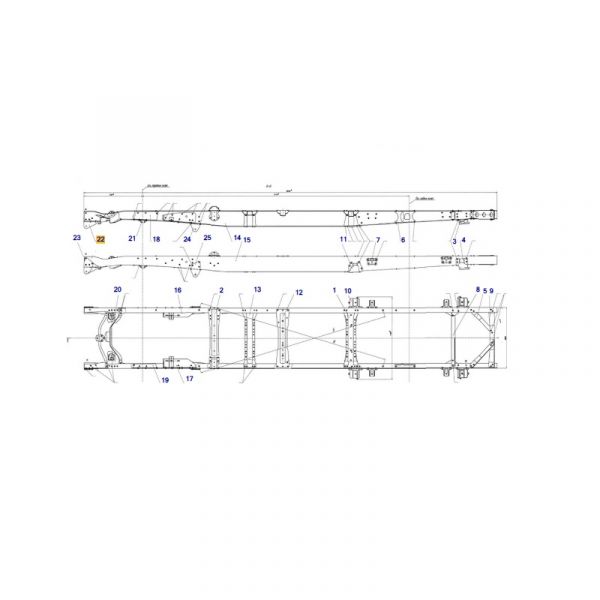 Кронштейн рессоры передней ГАЗон NEXT передний правый (ПАО "ГАЗ" Оригинал) /С41R11-2902434/