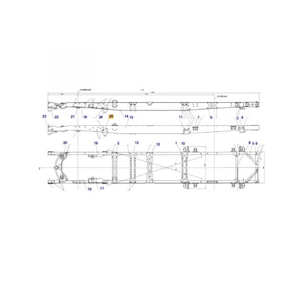 Кронштейн рессоры передней ГАЗон NEXT задний левый (ПАО "ГАЗ" Оригинал) /С41R11-2902535/
