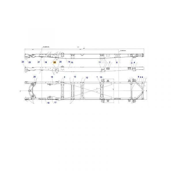 Кронштейн рессоры передней ГАЗон NEXT задний правый (ПАО "ГАЗ" Оригинал) /С41R11-2902534/