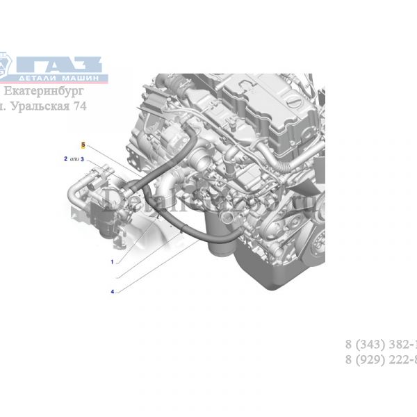 Шланг отопителя (Волгопромтранс  ГАЗ Оригинал) /C41RB3-8120037/