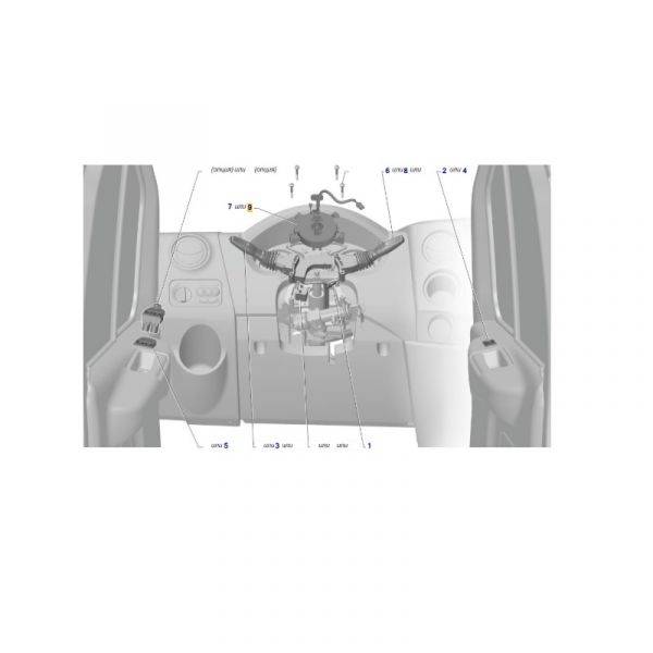 Руль (держатель с конт. кольцом) ГАЗель бизнес (ООО "Точмаш-авто" ГАЗ Оригинал) /.ТА2.403.020-10/