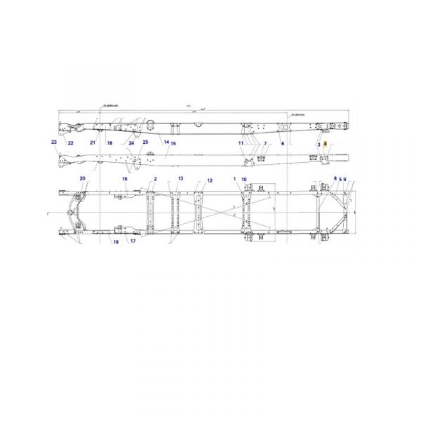 Кронштейн рессоры задней ГАЗон NEXT задний левый (ПАО "ГАЗ" Оригинал) /4301-2912447/