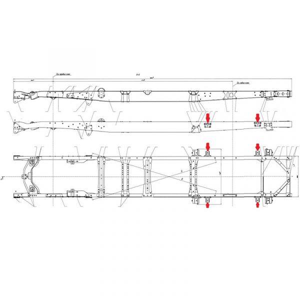 Кронштейн подрессорника ГАЗон NEXT (ПАО "ГАЗ" Оригинал) /53-12-2913444/