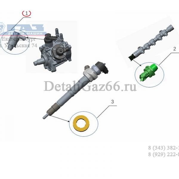Дозировочный блок дв. серии "G" (Foton ГАЗ Оригинал) /.РS10010024/