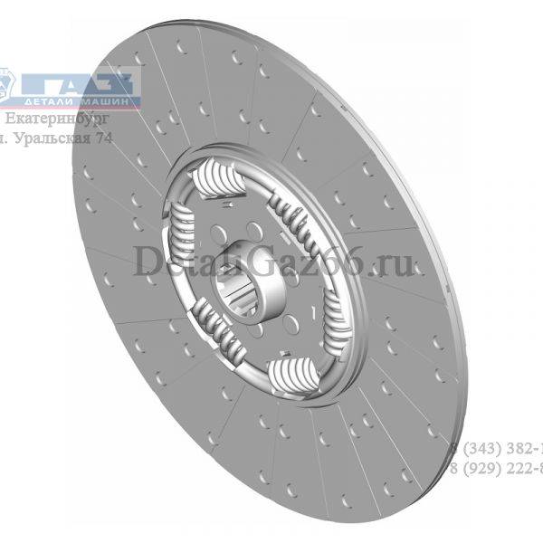 Диск сцепления дв. ЯМЗ-534 (ПАО "Автодизель" (ЯМЗ) ГАЗ Оригинал) /36246.1601130/