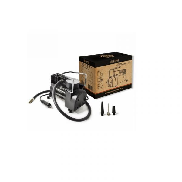Компрессор 30 л/мин. 12V "ТОРНАДО - 10" 3 насадки (БелАк) /БАК.99171/