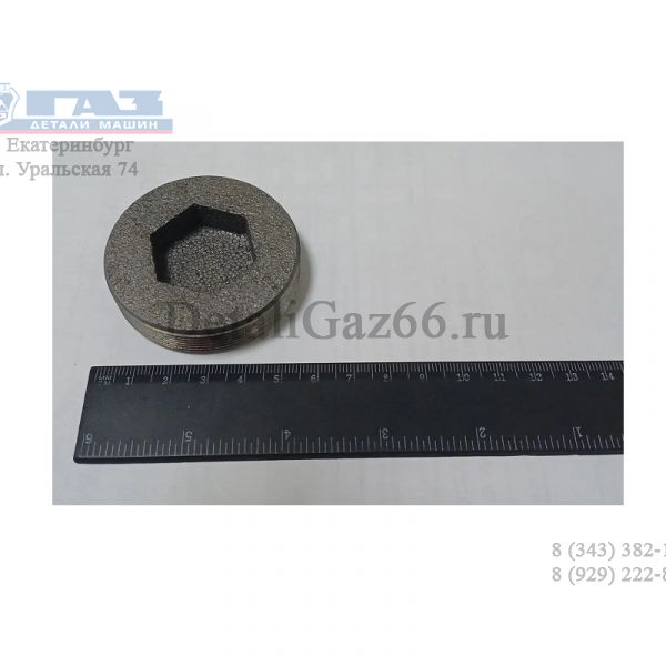 Заглушка р/вала дв. УМЗ (чугун. блок) (ООО "СЛОН-АВТО" ГАЗ Оригинал) /.20170001-С/