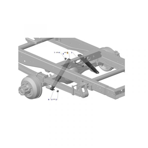 Амортизатор ГАЗель NEXT задний (ООО "СААЗ Комплект" ГАЗ Оригинал) /А31R32.2915004-02/
