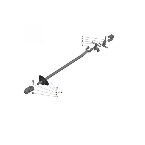 Шарнир карданный рулевого вала ГАЗон NEXT верх. часть (ПАО "ГАЗ" Оригинал) /С41R11-3401046/