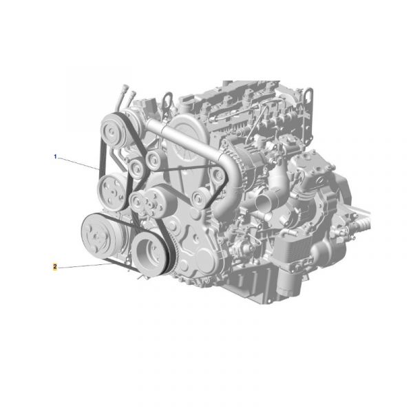 Ремень 850 (4PK) дв. серии "G" (Foton ГАЗ Оригинал) /.PM40004242/