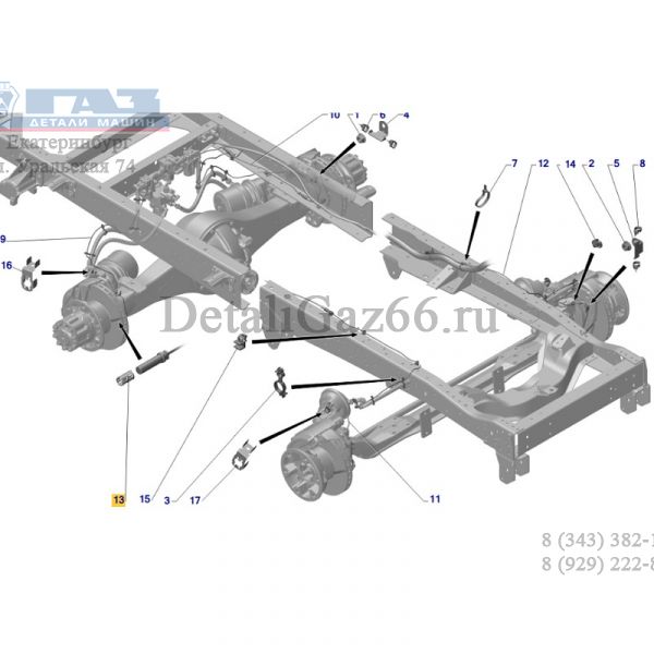 Втулка обжимная датчика АБС ГАЗон NEXT (WABCO Austria Ges.m.b.H, Австрия ГАЗ Оригинал) /.8997598154/